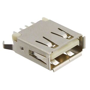 Conector USB hembra tipo 4 contactos 180°