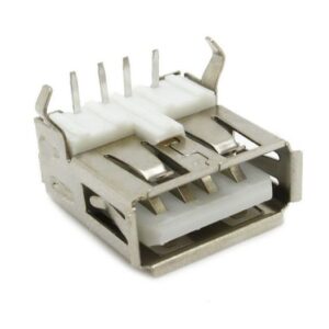 Conector USB Hembra 4 pines 90º